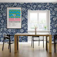 Cuba Daiquiri Cocktail Recipe Wall Art - Vibrantwalls