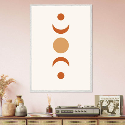 Desert Landscape | Boho Moon - Vibrantwalls