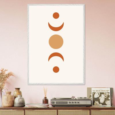 Desert Landscape | Boho Moon - Vibrantwalls