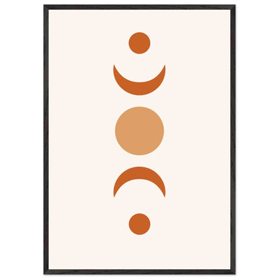 Desert Landscape | Boho Moon - Vibrantwalls