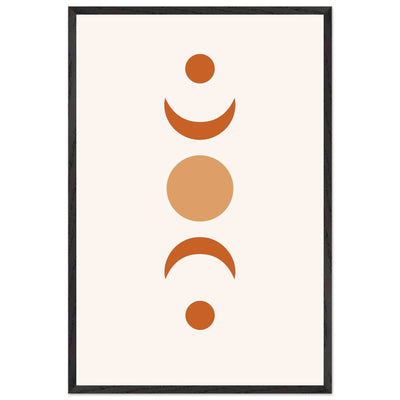 Desert Landscape | Boho Moon - Vibrantwalls