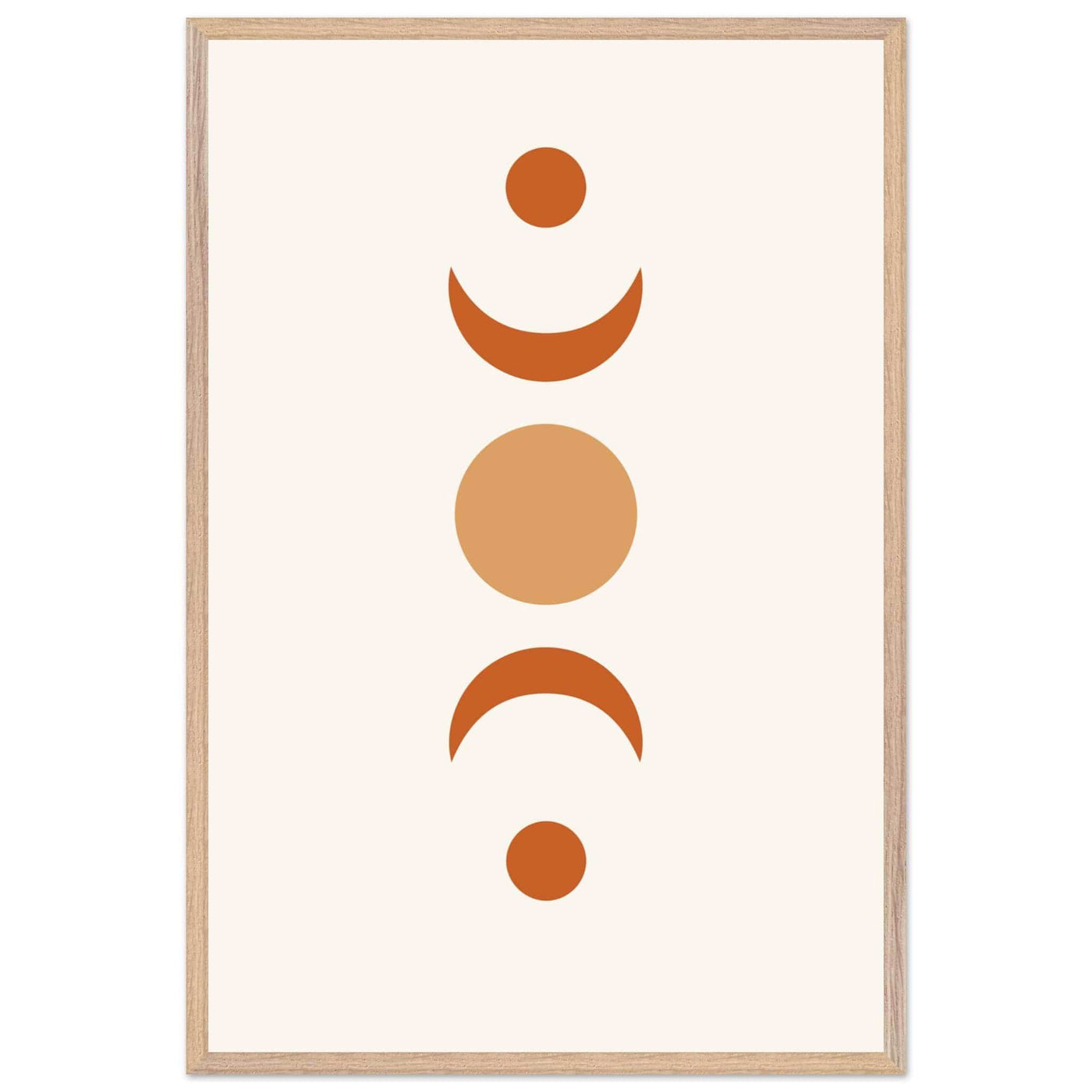 Desert Landscape | Boho Moon - Vibrantwalls