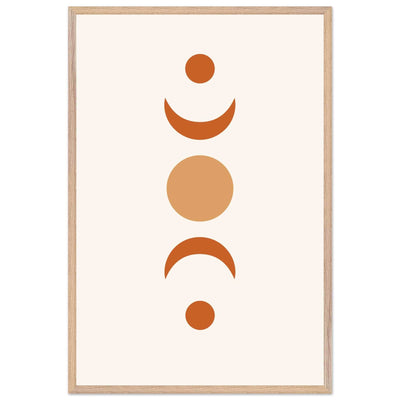 Desert Landscape | Boho Moon - Vibrantwalls