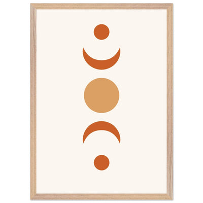 Desert Landscape | Boho Moon - Vibrantwalls