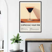 Espresso Martini Coffee Cocktail Wall Art - Vibrantwalls