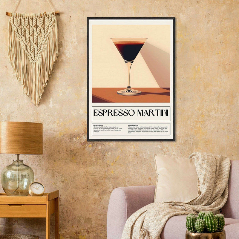 Espresso Martini Coffee Cocktail Wall Art - Vibrantwalls