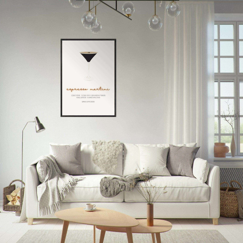 Espresso Martini Recipe Wall Art - Vibrantwalls