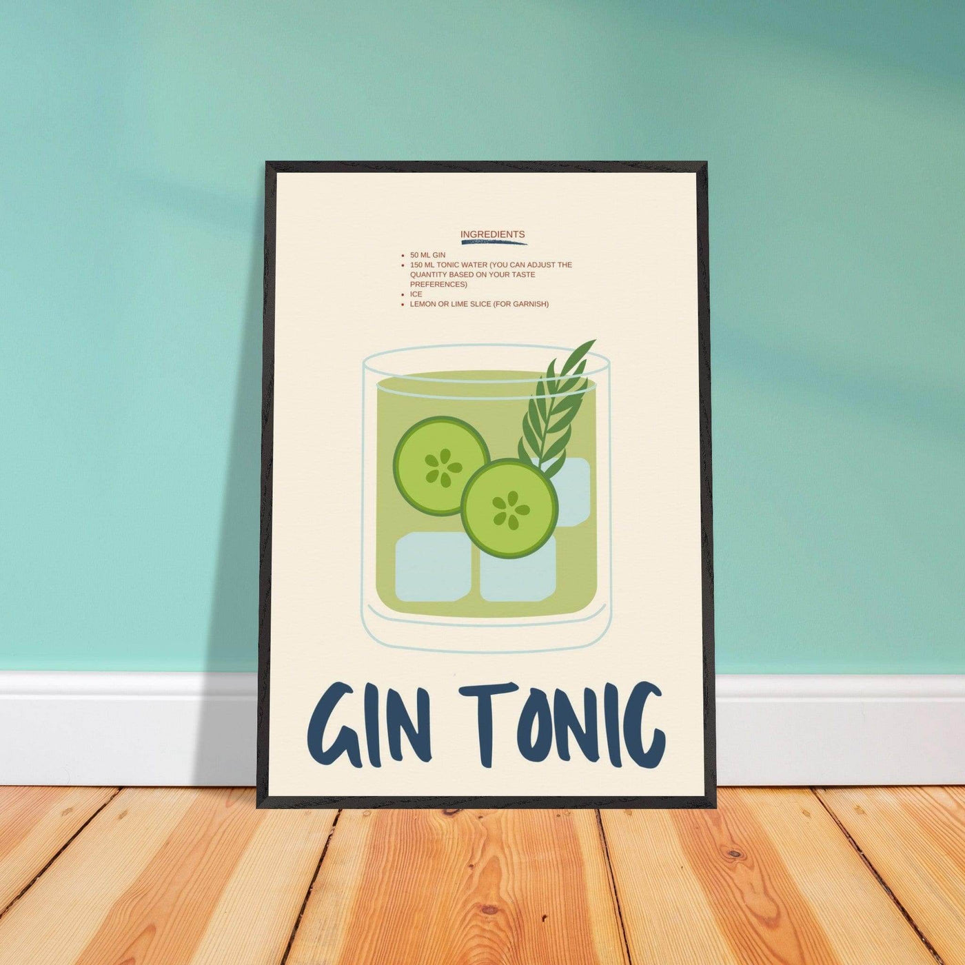 Gin & Tonic - Vibrantwalls