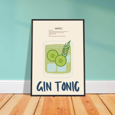 Gin & Tonic - Vibrantwalls