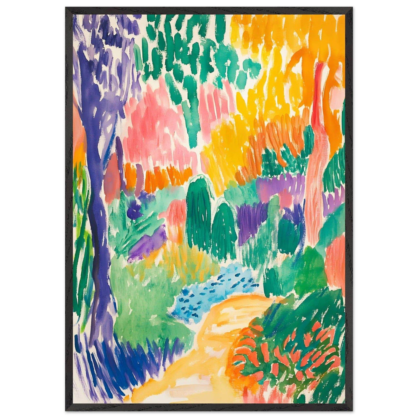 Henri Matisse Abstract Garden Scene - Vibrantwalls