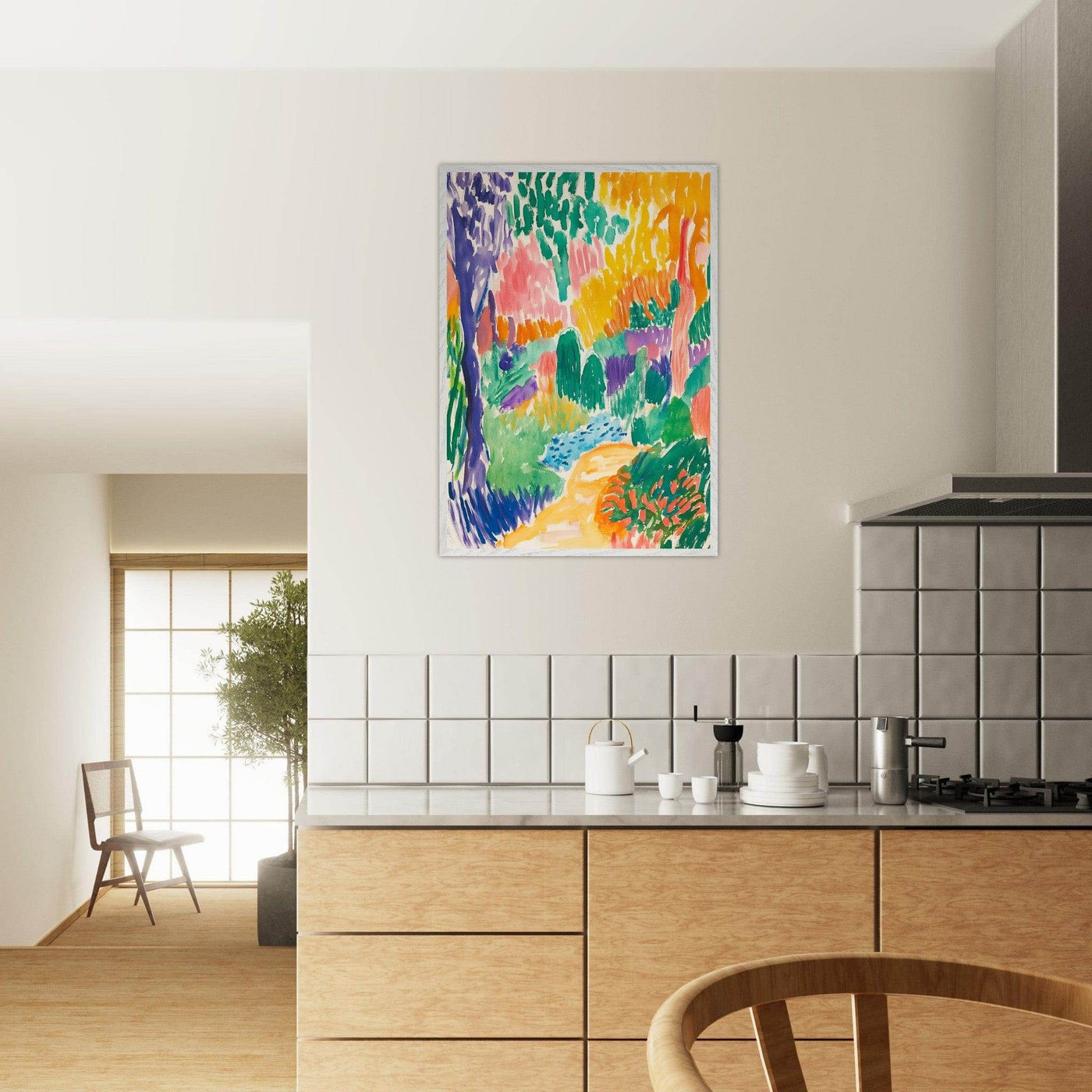 Henri Matisse Abstract Garden Scene - Vibrantwalls