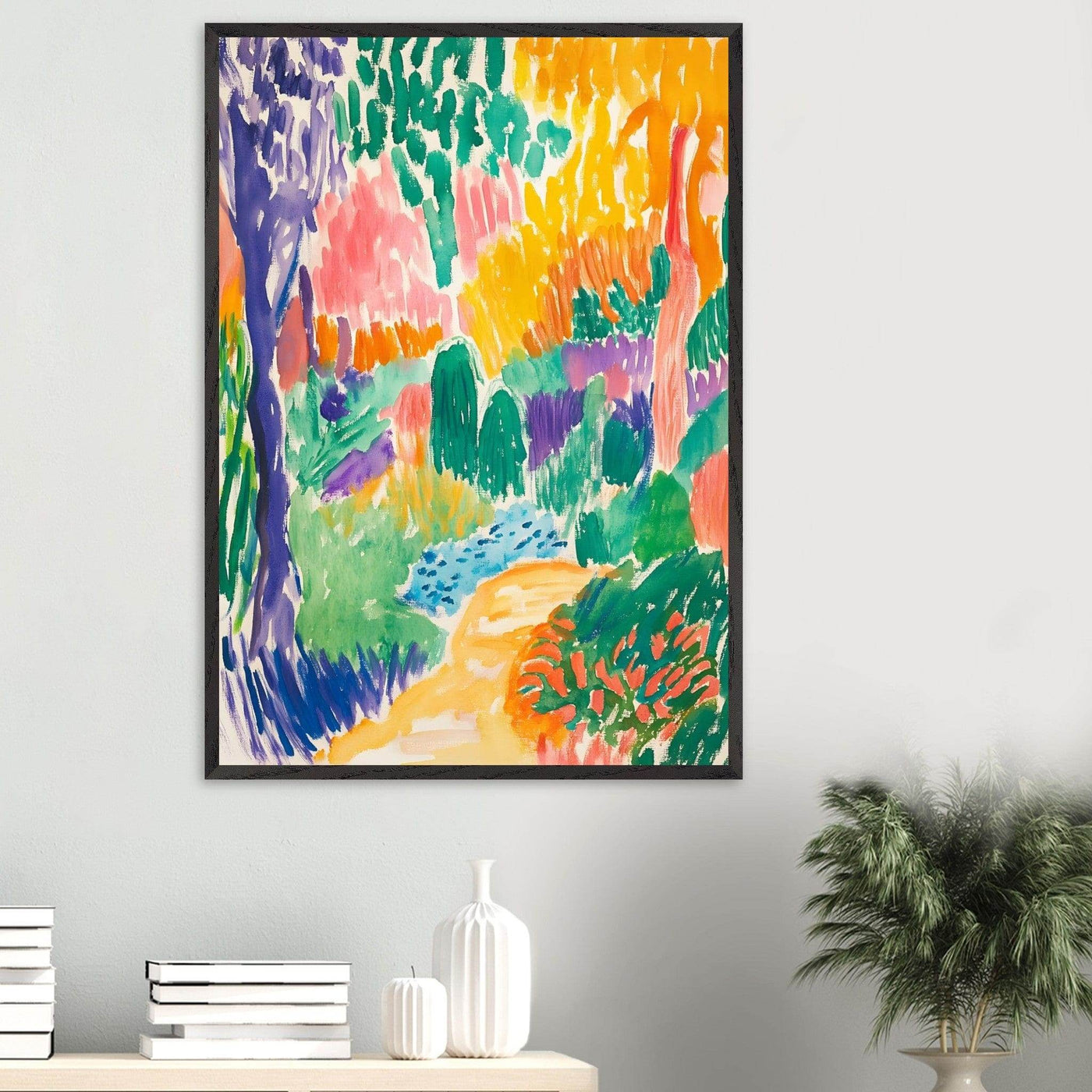Henri Matisse Abstract Garden Scene - Vibrantwalls