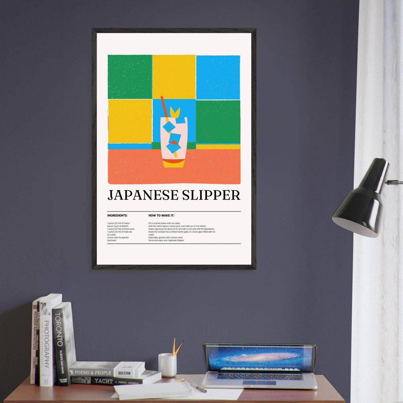 Japanese Slipper Cocktail Recipe - Vibrantwalls