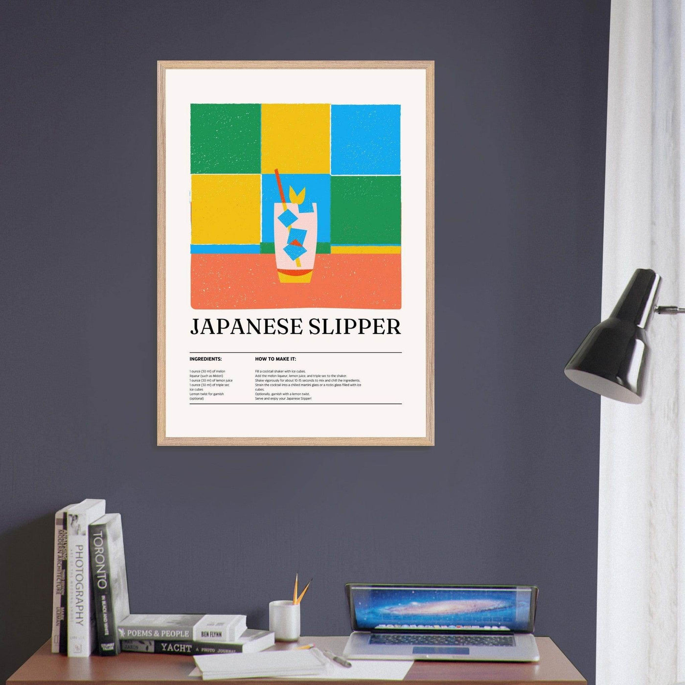 Japanese Slipper Cocktail Recipe - Vibrantwalls