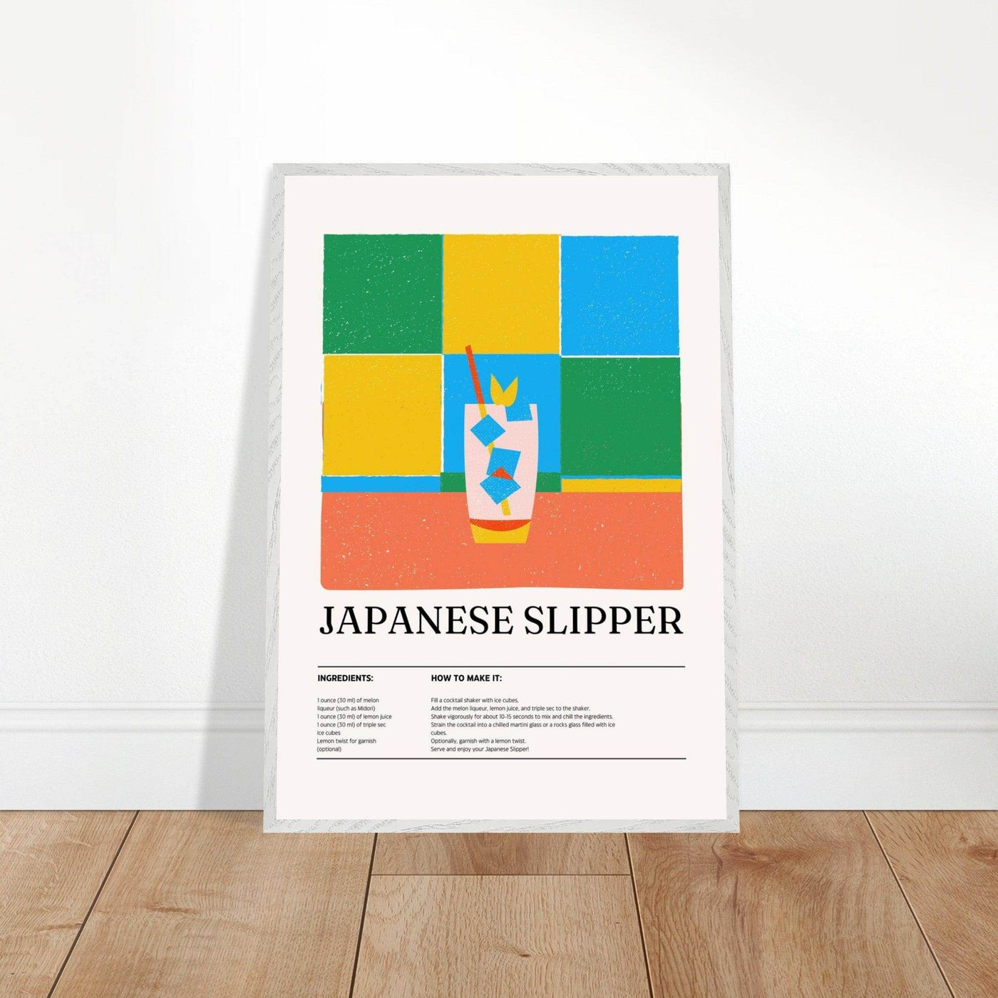 Japanese Slipper Cocktail Recipe - Vibrantwalls