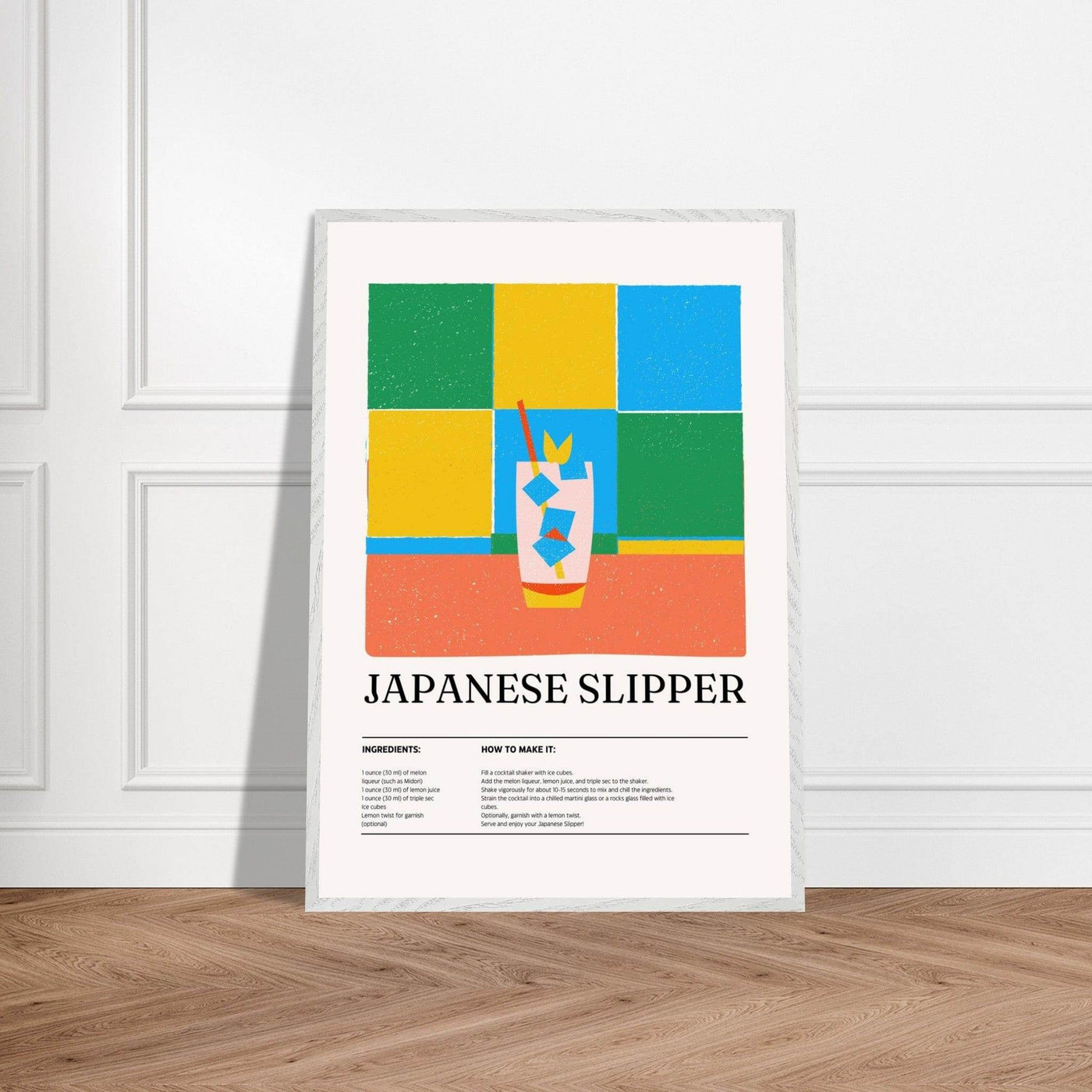 Japanese Slipper Cocktail Recipe - Vibrantwalls