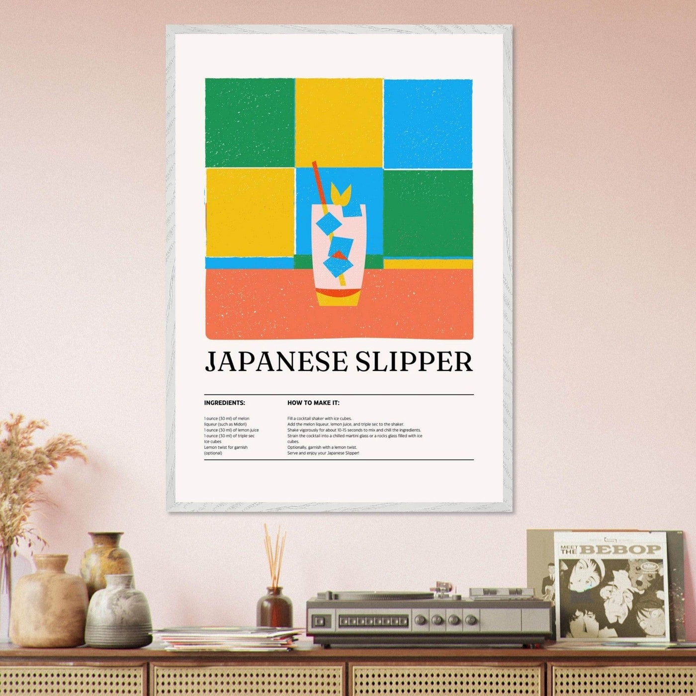 Japanese Slipper Cocktail Recipe - Vibrantwalls