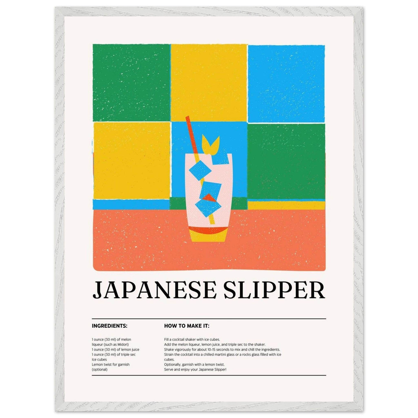 Japanese Slipper Cocktail Recipe - Vibrantwalls