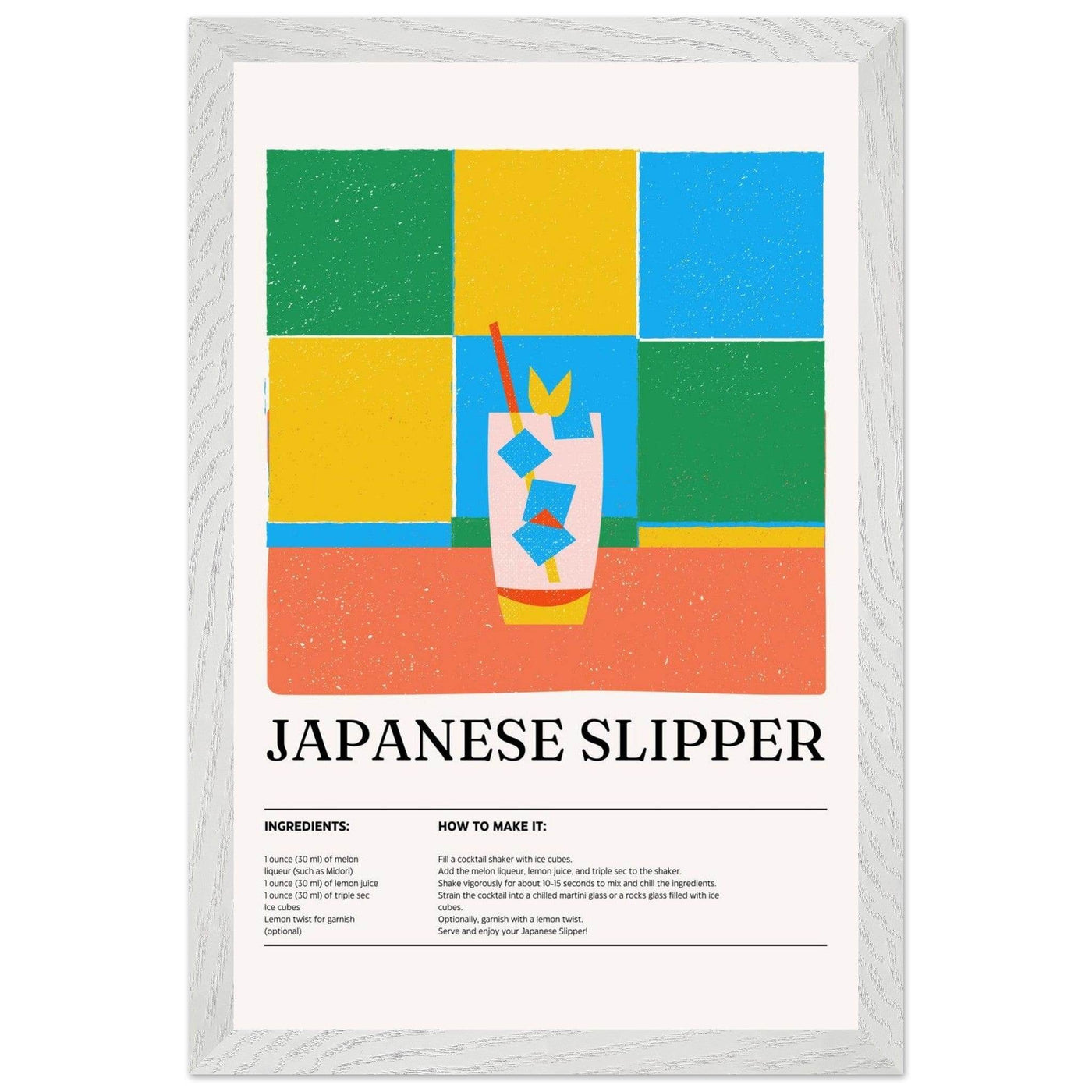 Japanese Slipper Cocktail Recipe - Vibrantwalls