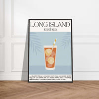 Long Island Iced Tea Poster Wall Art - Vibrantwalls