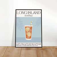 Long Island Iced Tea Poster Wall Art - Vibrantwalls