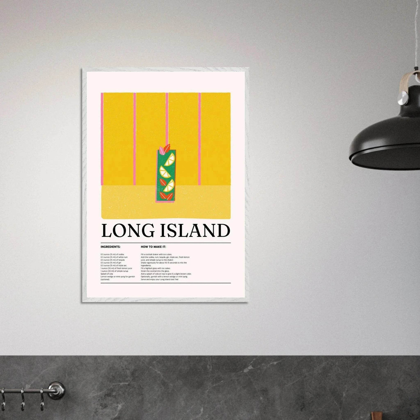 Long Island Iced Tea Recipe Party Drink - Vibrantwalls