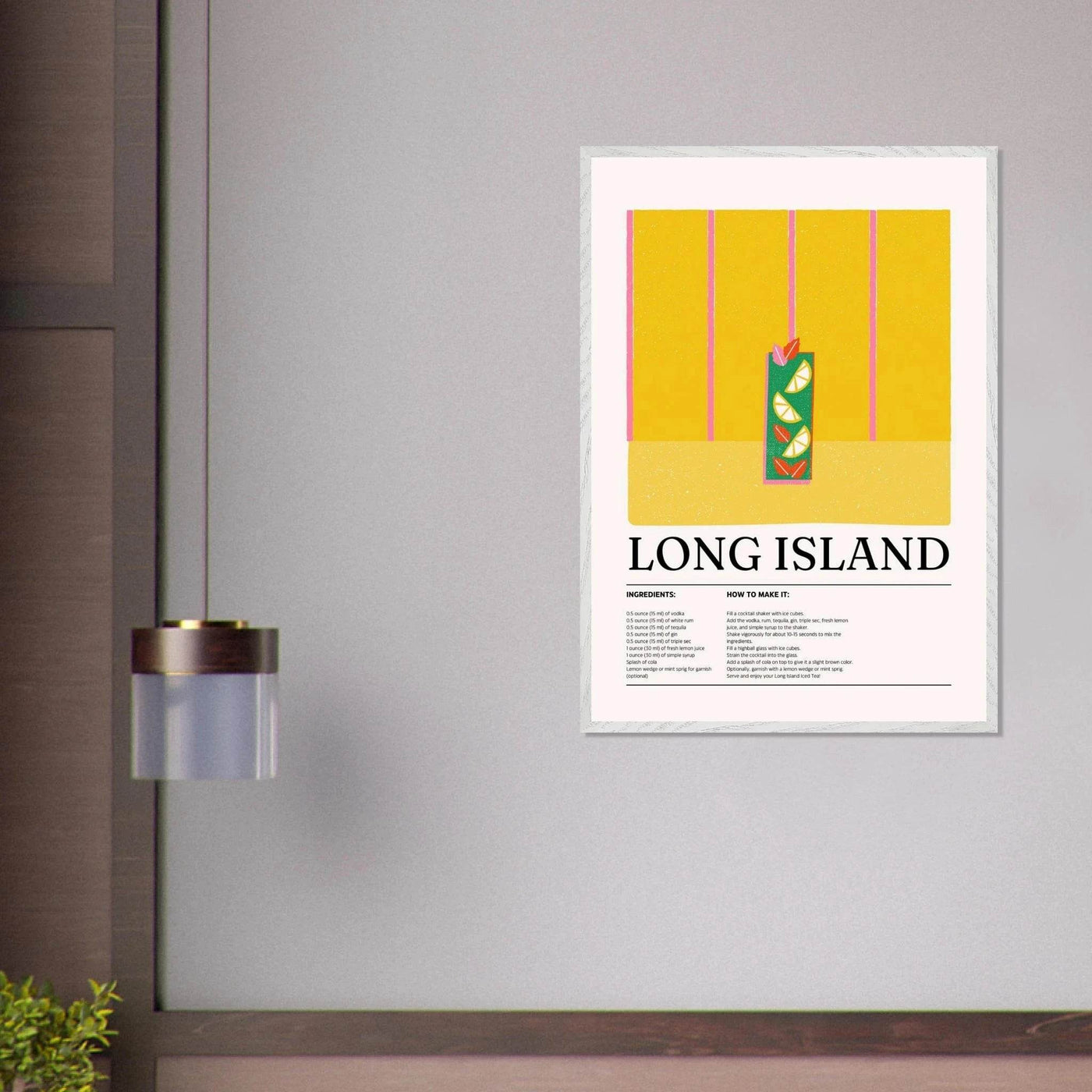 Long Island Iced Tea Recipe Party Drink - Vibrantwalls