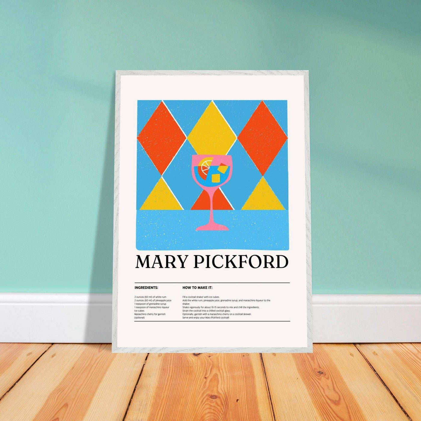 Mary Pickford Cocktail Recipe - Vibrantwalls