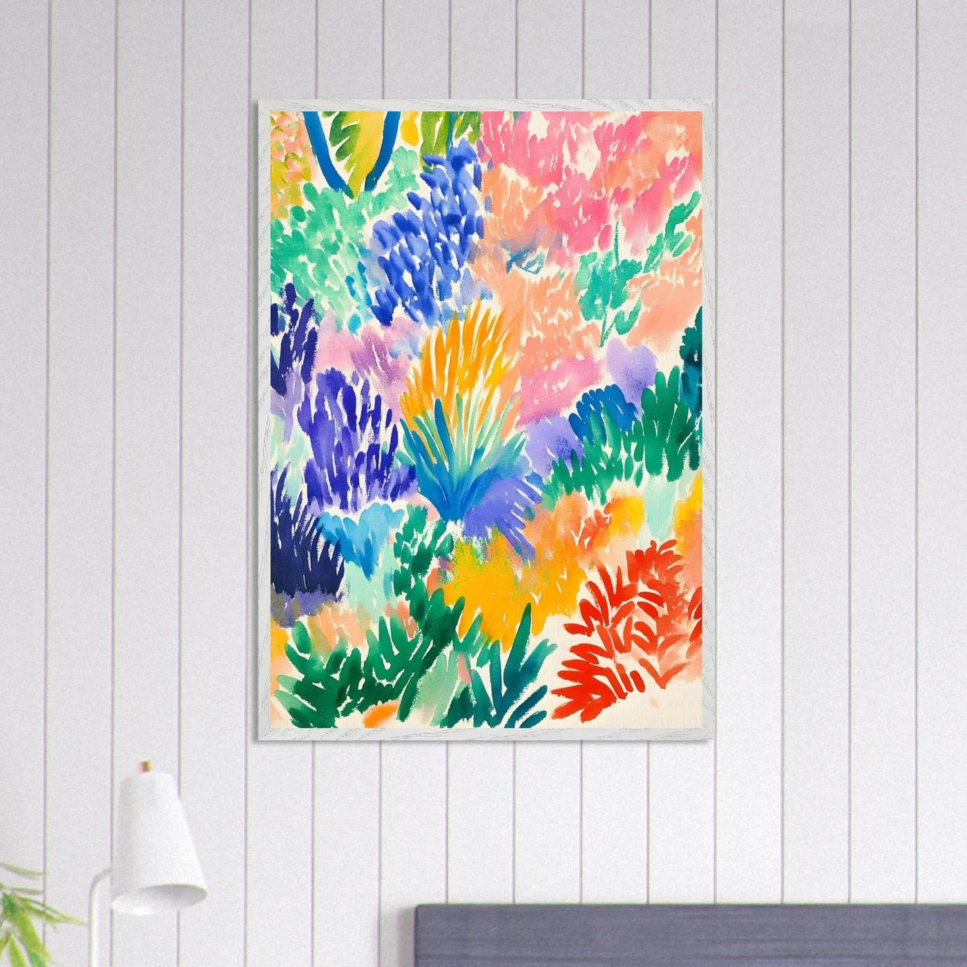 Matisse-Abstract Floral - Vibrantwalls