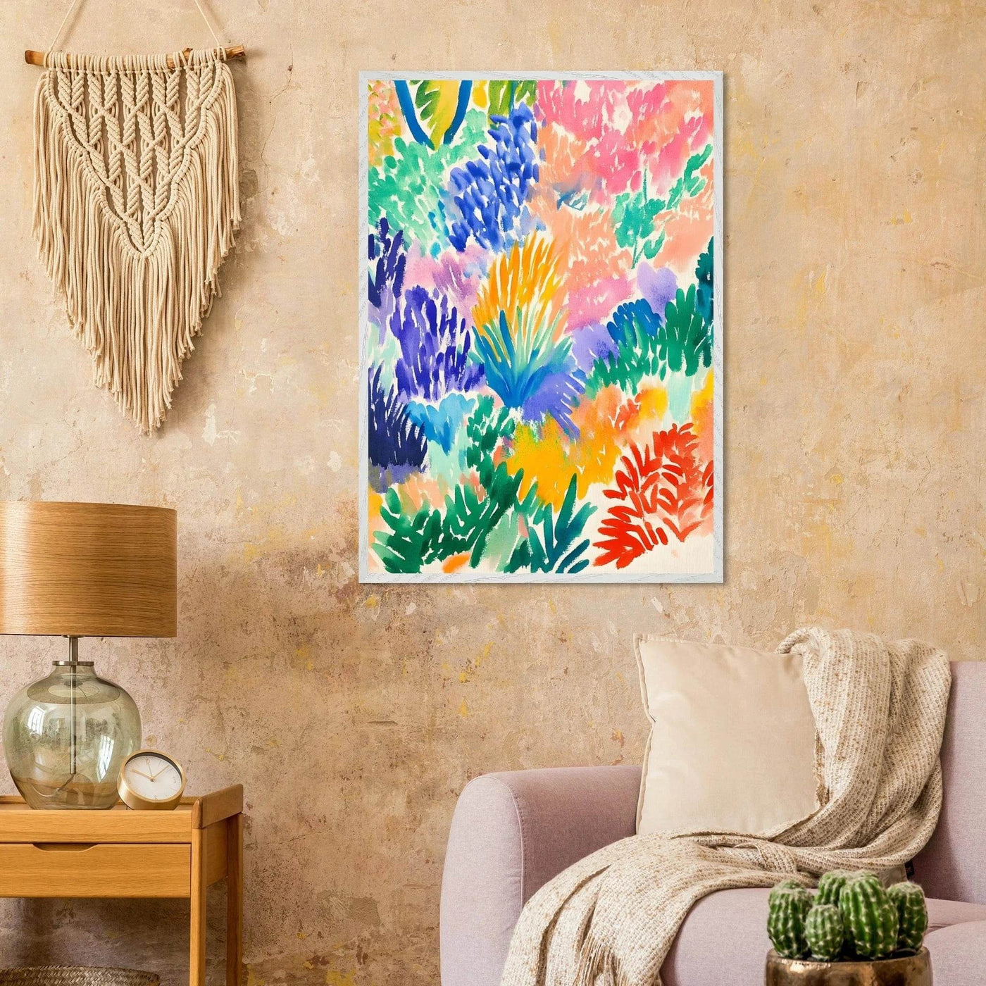 Matisse-Abstract Floral - Vibrantwalls
