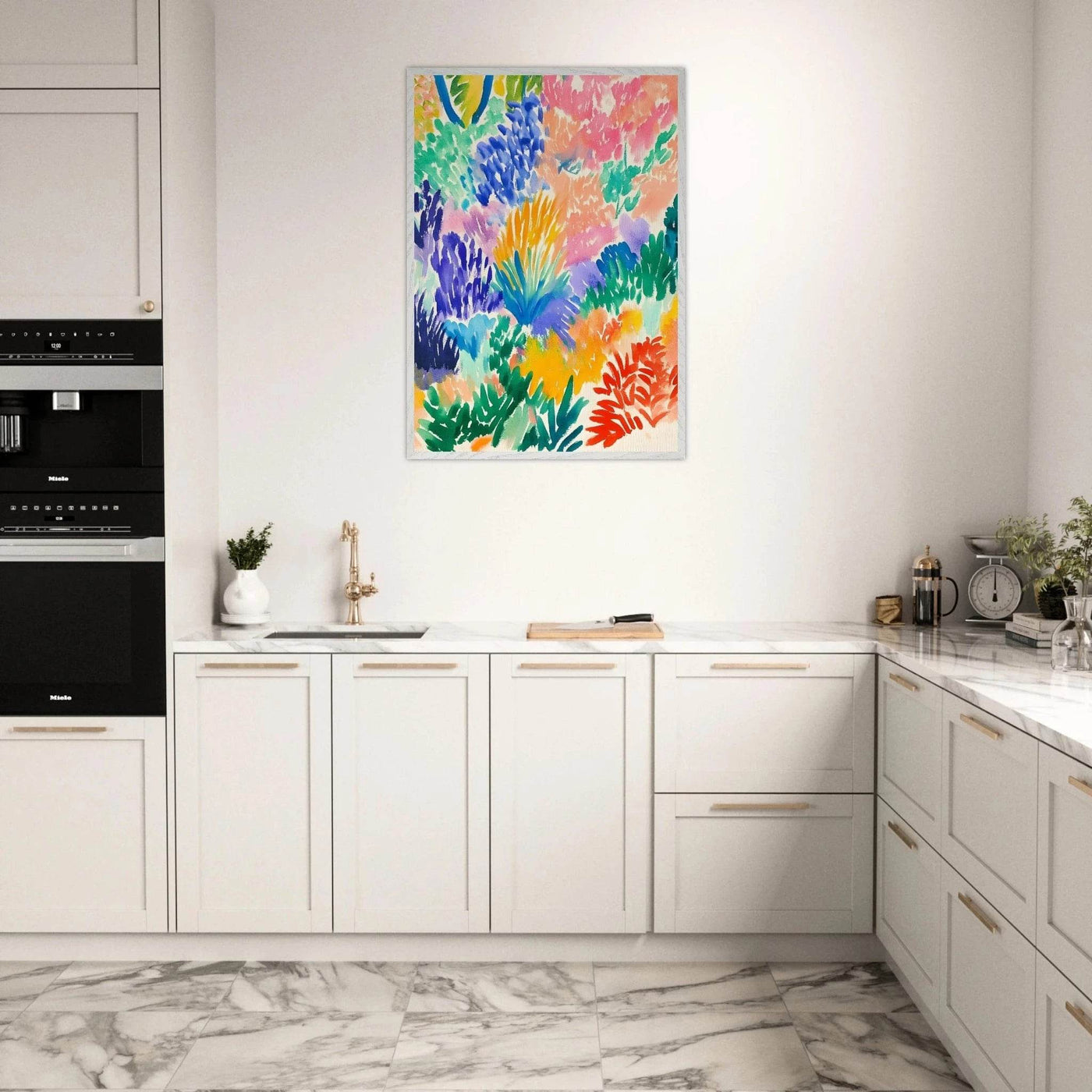 Matisse-Abstract Floral - Vibrantwalls
