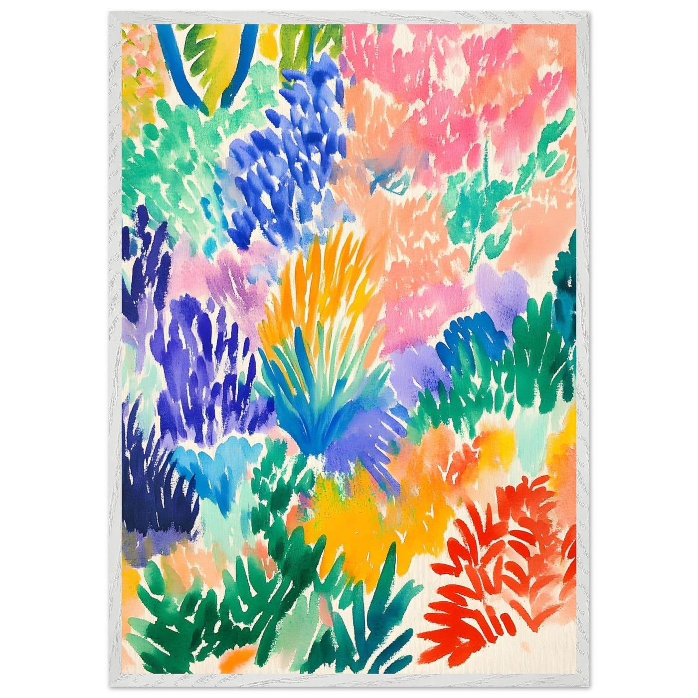 Matisse-Abstract Floral - Vibrantwalls