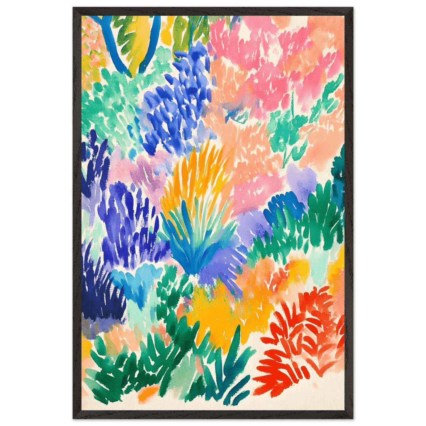 Matisse-Abstract Floral - Vibrantwalls