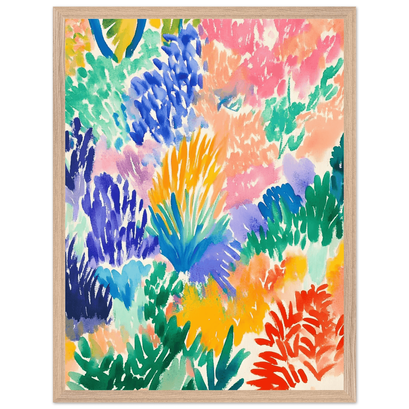 Matisse-Abstract Floral - Vibrantwalls