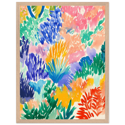 Matisse-Abstract Floral - Vibrantwalls