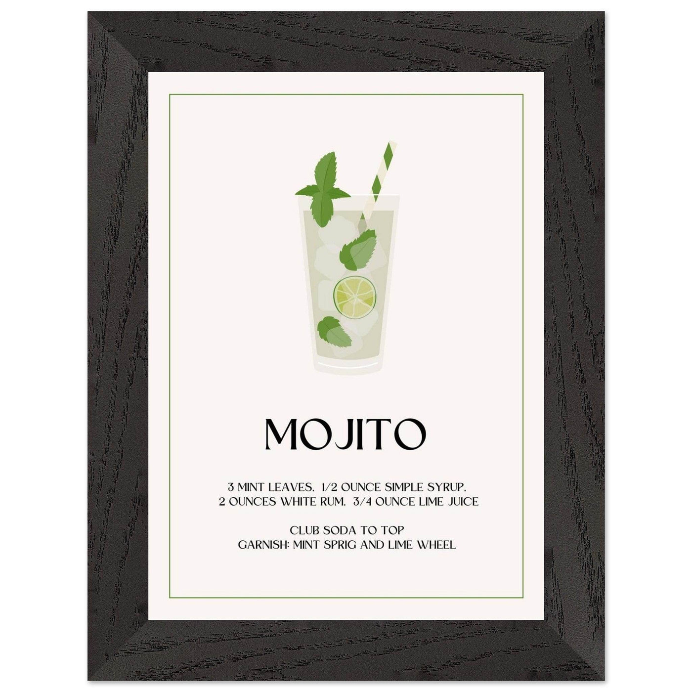 Mojito Cocktail Recipe - Vibrantwalls