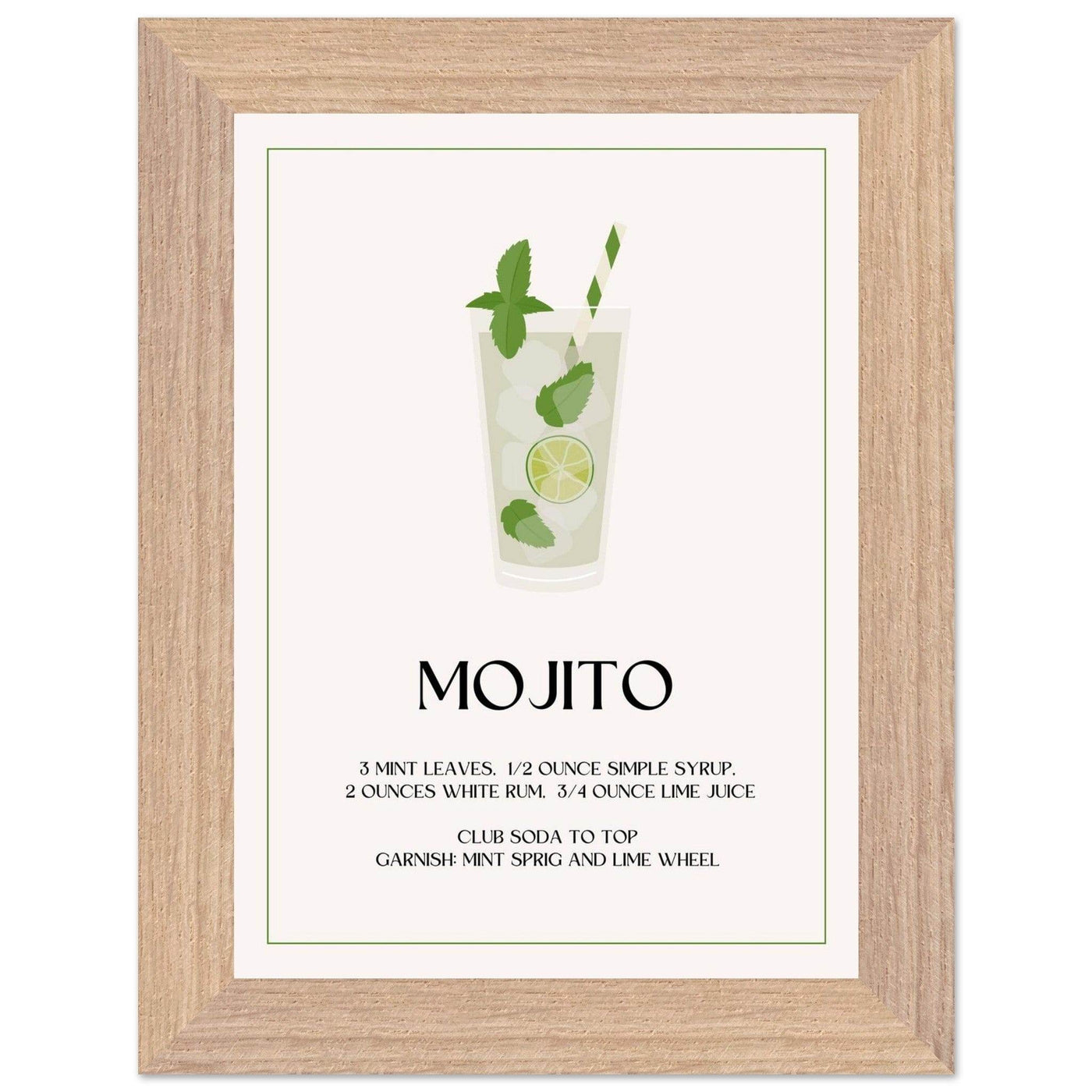 Mojito Cocktail Recipe - Vibrantwalls