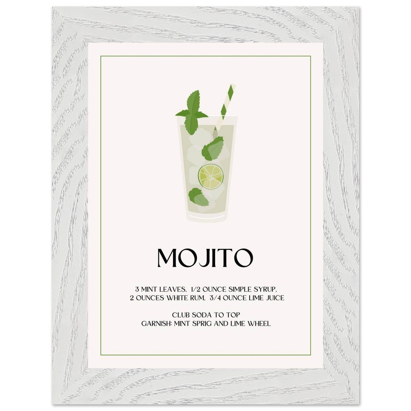 Mojito Cocktail Recipe - Vibrantwalls