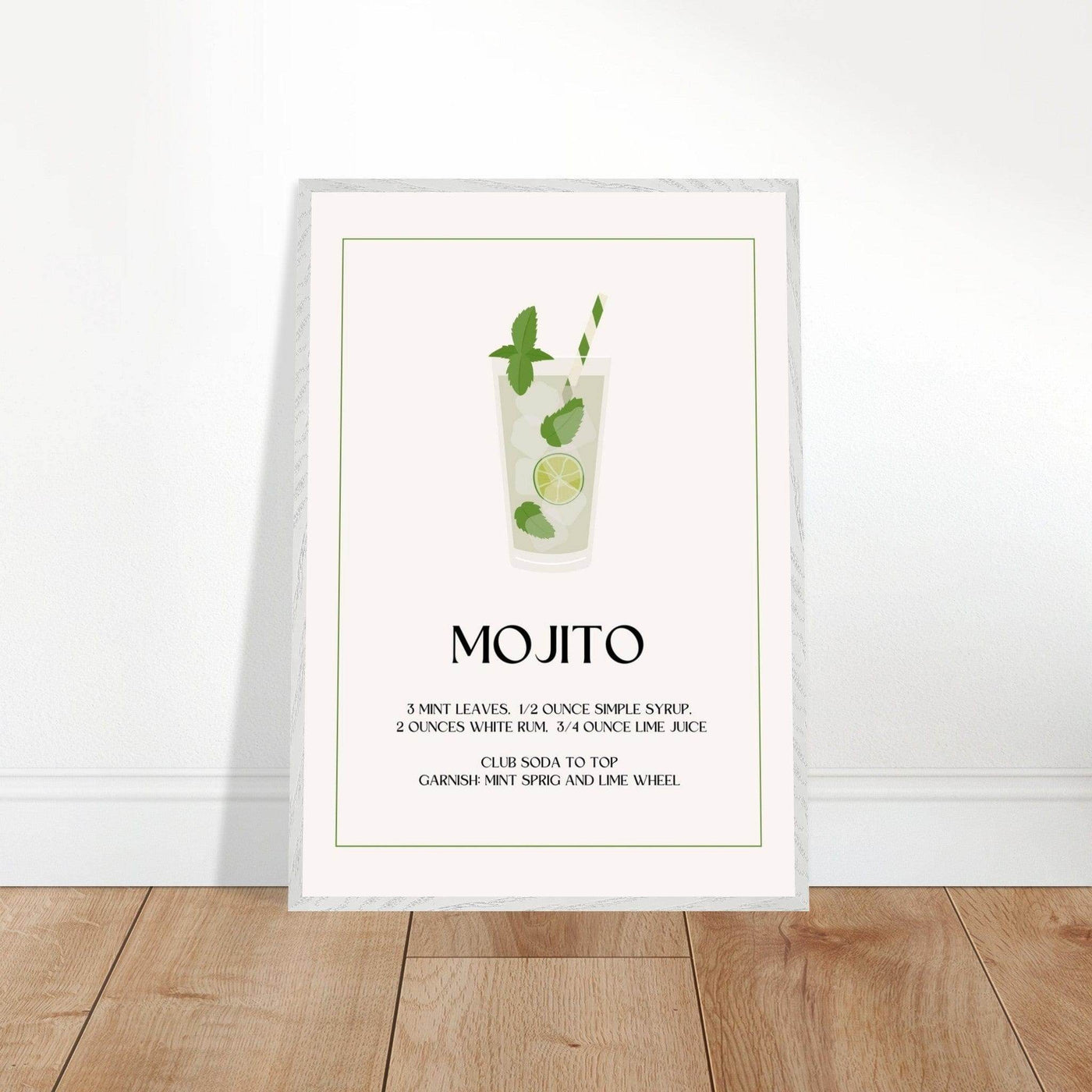Mojito Cocktail Recipe - Vibrantwalls