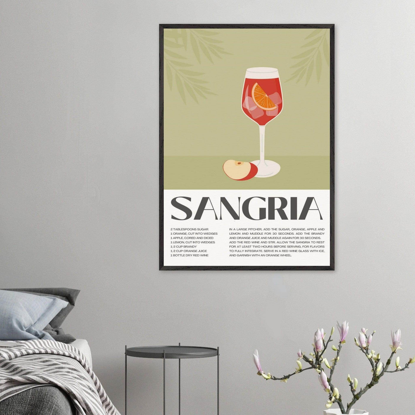 Sangria Cocktail Red Wine - Vibrantwalls
