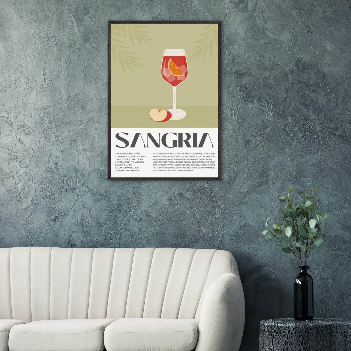 Sangria Cocktail Red Wine - Vibrantwalls
