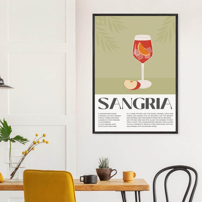 Sangria Cocktail Red Wine - Vibrantwalls