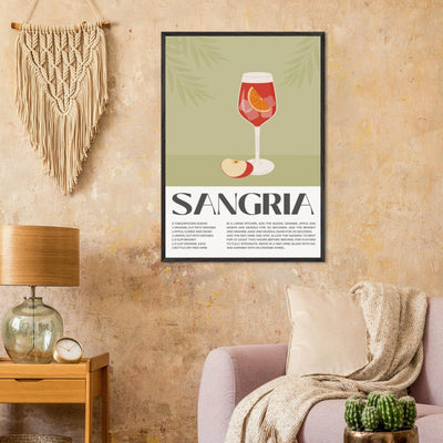 Sangria Cocktail Red Wine - Vibrantwalls