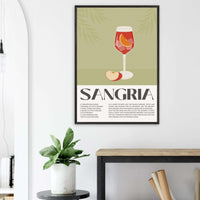 Sangria Cocktail Red Wine Delicious Wall Art - Vibrantwalls
