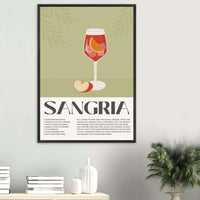 Sangria Cocktail Red Wine Delicious Wall Art - Vibrantwalls