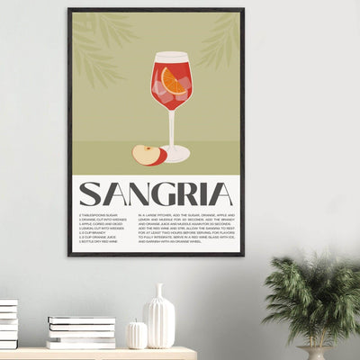 Sangria Cocktail Red Wine - Vibrantwalls