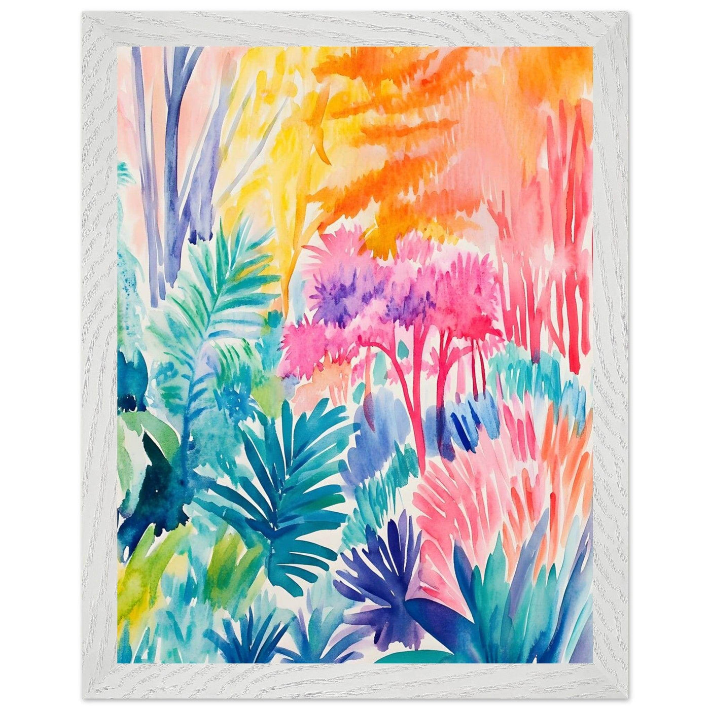 Vibrant Abstract Botanical Matisse Style - Vibrantwalls