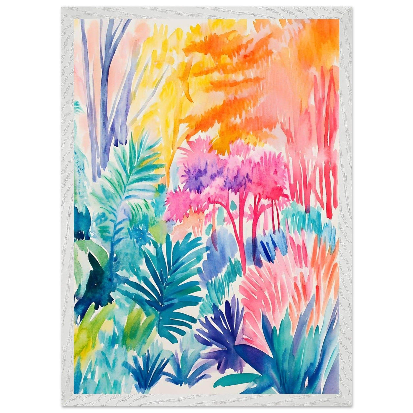 Vibrant Abstract Botanical Matisse Style - Vibrantwalls