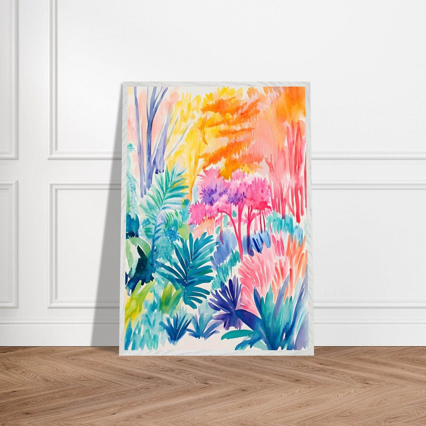 Vibrant Abstract Botanical Matisse Style - Vibrantwalls
