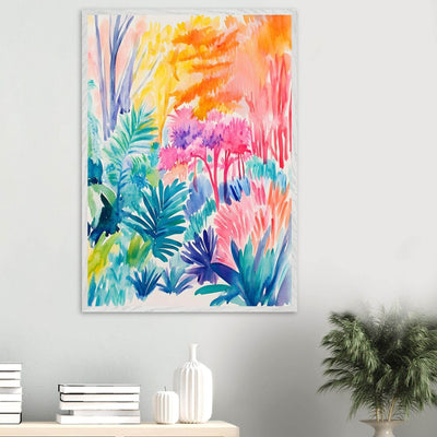 Vibrant Abstract Botanical Matisse Style - Vibrantwalls